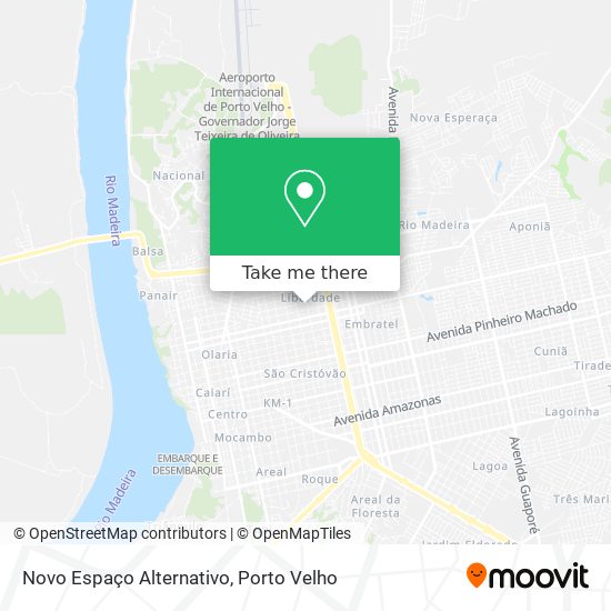 Novo Espaço Alternativo map