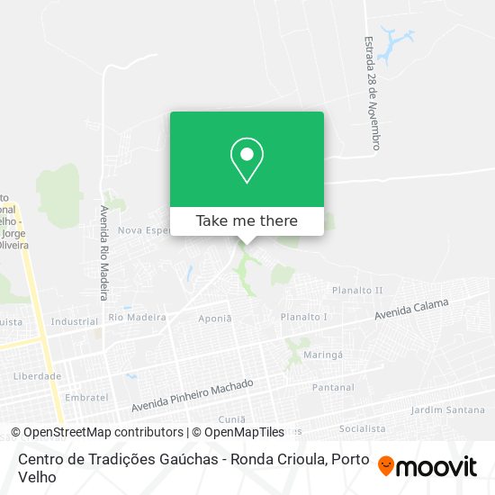 Centro de Tradições Gaúchas - Ronda Crioula map
