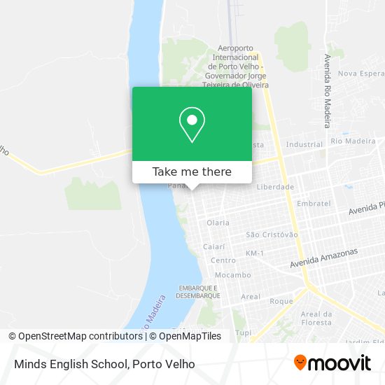 Minds English School map