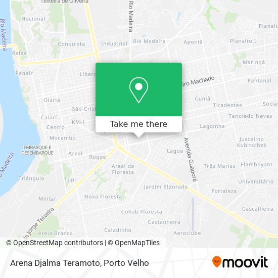 Arena Djalma Teramoto map