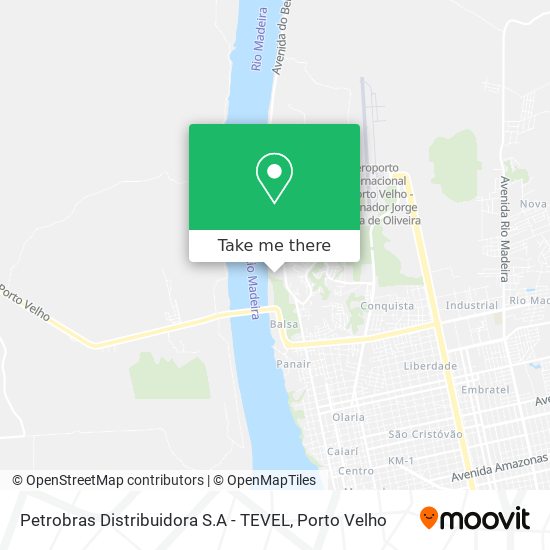 Petrobras Distribuidora S.A - TEVEL map