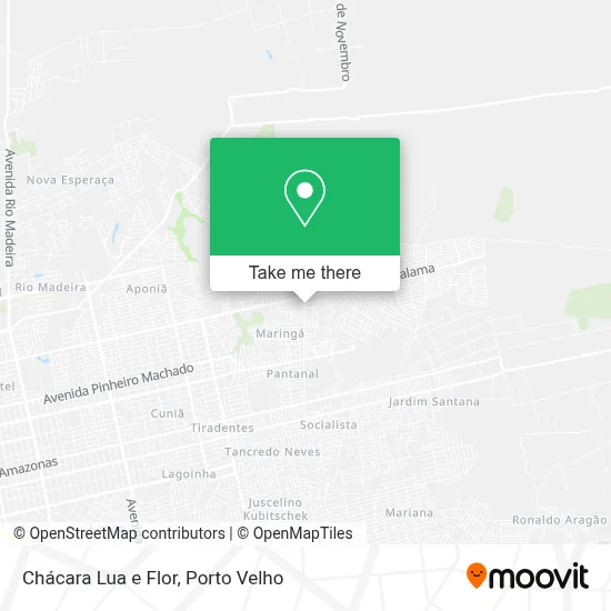 Chácara Lua e Flor map
