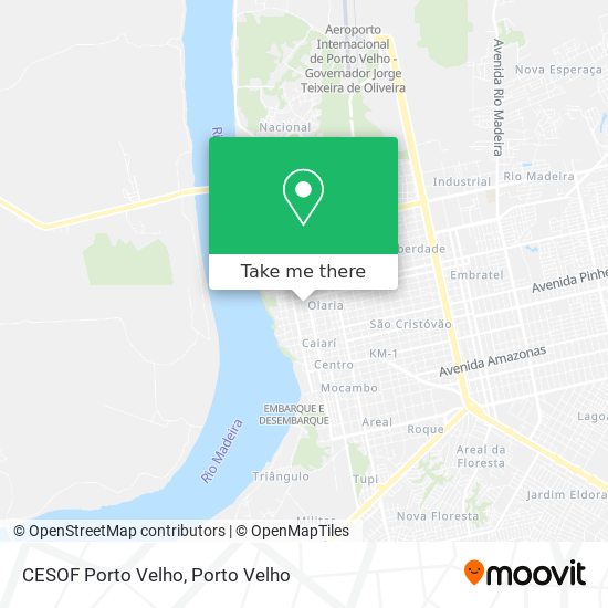 Mapa CESOF Porto Velho