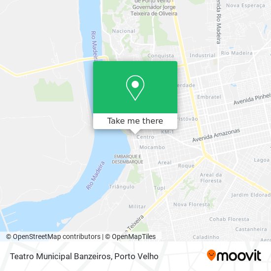 Teatro Municipal Banzeiros map