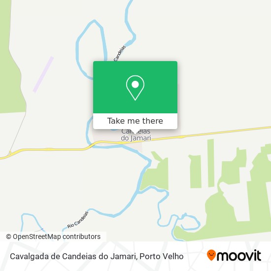 Cavalgada de Candeias do Jamari map