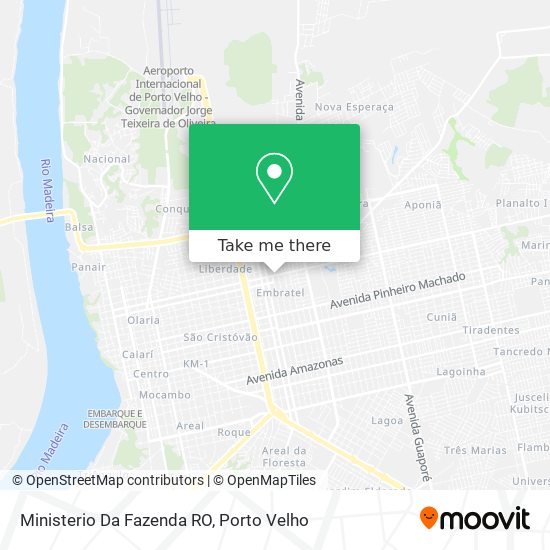 Ministerio Da Fazenda RO map