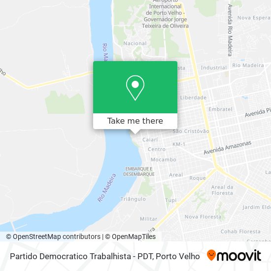 Partido Democratico Trabalhista - PDT map