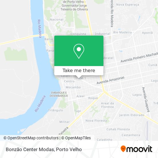 Bonzão Center Modas map