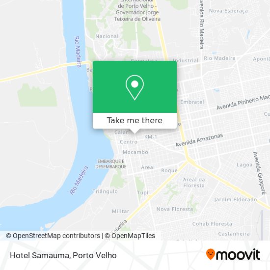 Hotel Samauma map