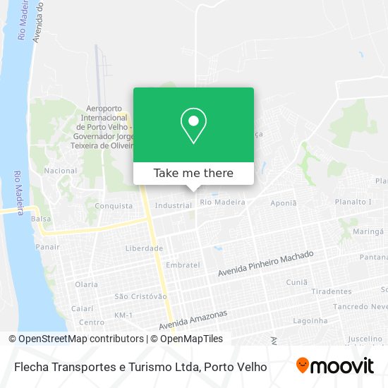 Flecha Transportes e Turismo Ltda map