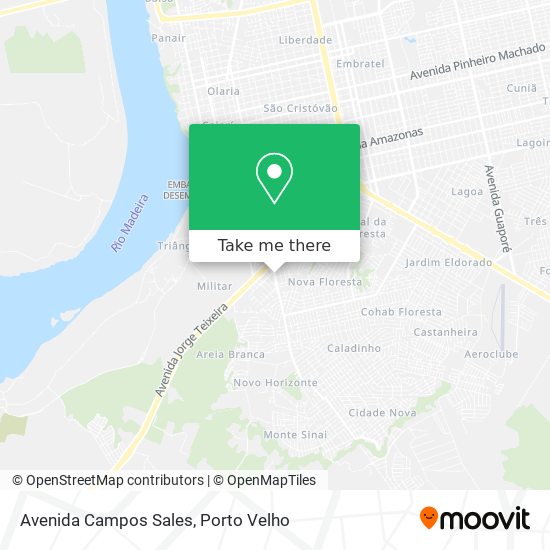 Avenida Campos Sales map