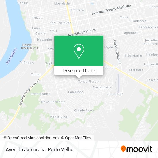 Mapa Avenida Jatuarana