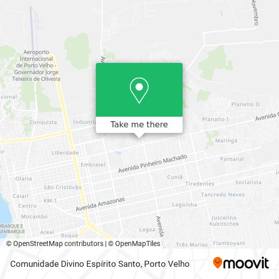 Comunidade Divino Espírito Santo map