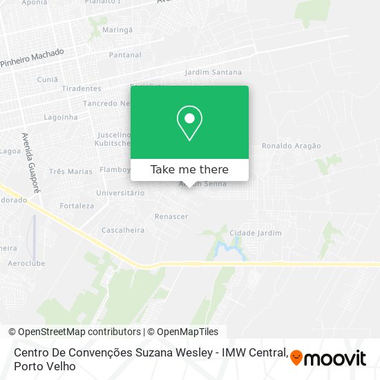 Centro De Convenções Suzana Wesley - IMW Central map