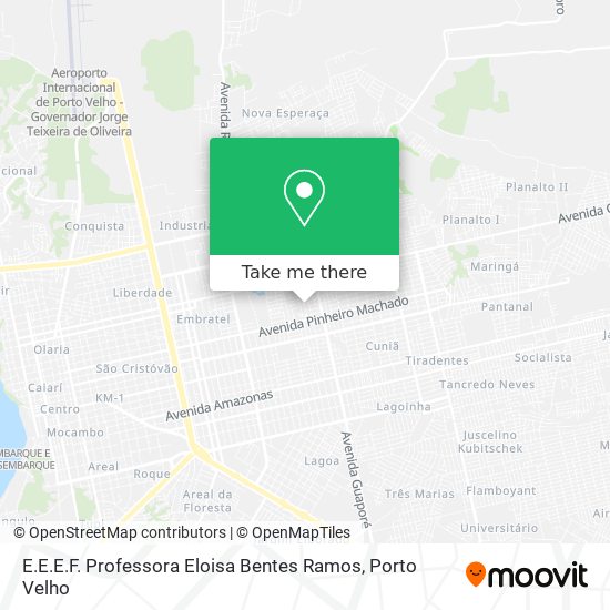 Mapa E.E.E.F. Professora Eloisa Bentes Ramos