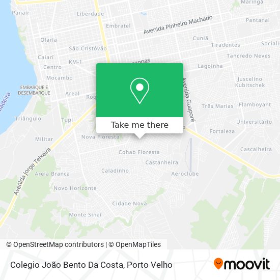 Mapa Colegio João Bento Da Costa