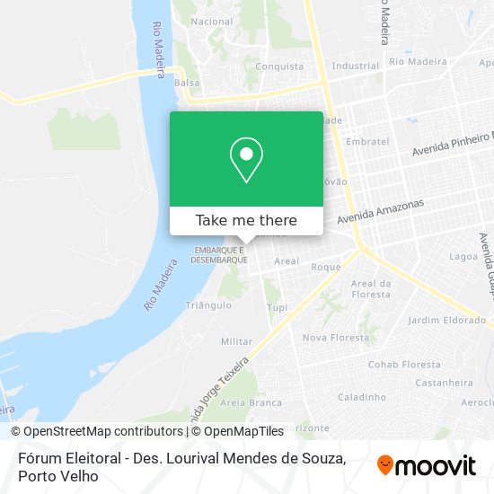 Fórum Eleitoral - Des. Lourival Mendes de Souza map