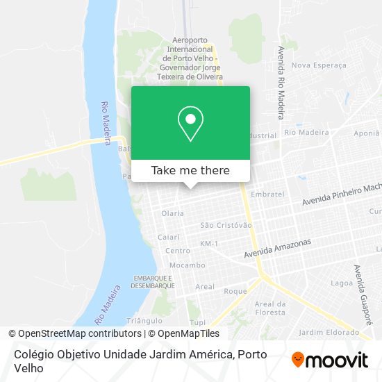 Colégio Objetivo Unidade Jardim América map