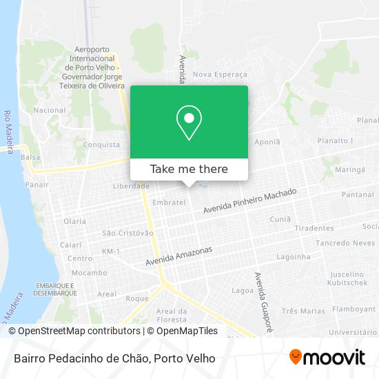 Bairro Pedacinho de Chão map