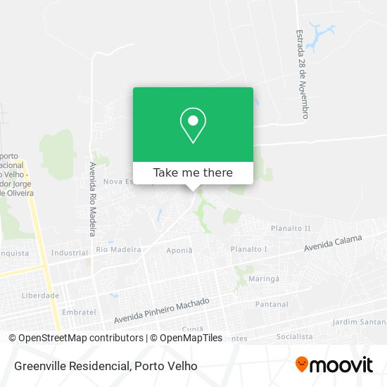 Greenville Residencial map