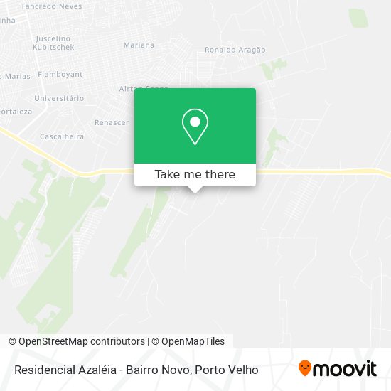 Residencial Azaléia - Bairro Novo map