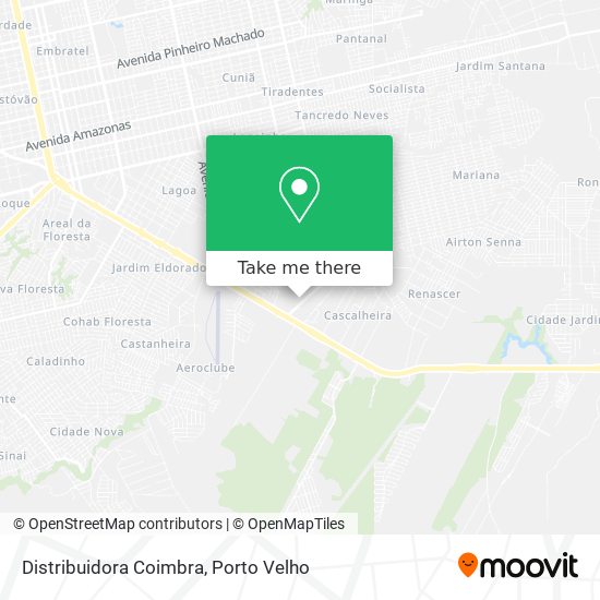 Mapa Distribuidora Coimbra