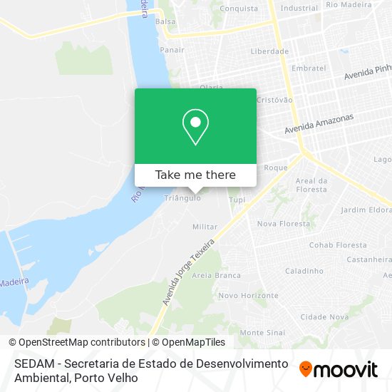 SEDAM - Secretaria de Estado de Desenvolvimento Ambiental map
