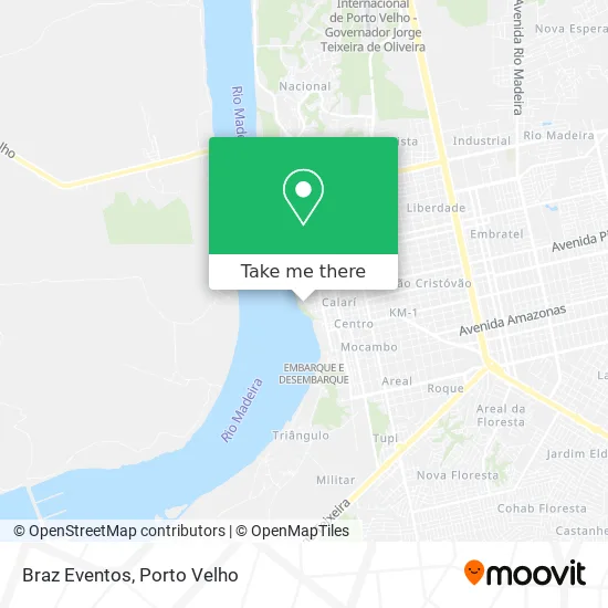 Braz Eventos map
