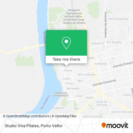 Studio Viva Pilates map