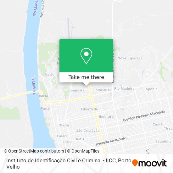 Instituto de Identificação Civil e Criminal - IICC map