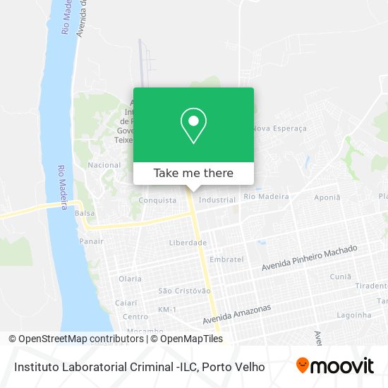 Instituto Laboratorial Criminal -ILC map