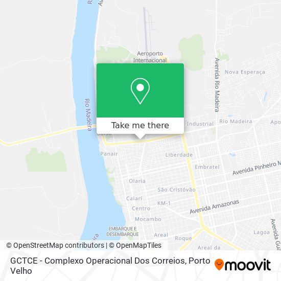 GCTCE - Complexo Operacional Dos Correios map