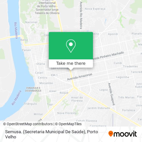 Mapa Semusa. (Secretaria Municipal De Saúde)