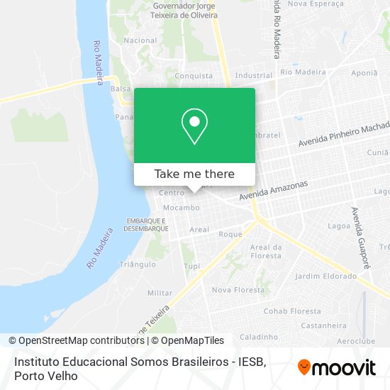 Instituto Educacional Somos Brasileiros -	IESB map