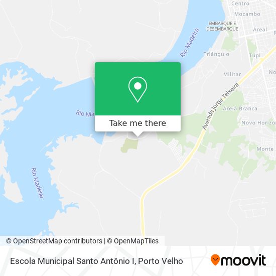 Mapa Escola Municipal Santo Antônio I