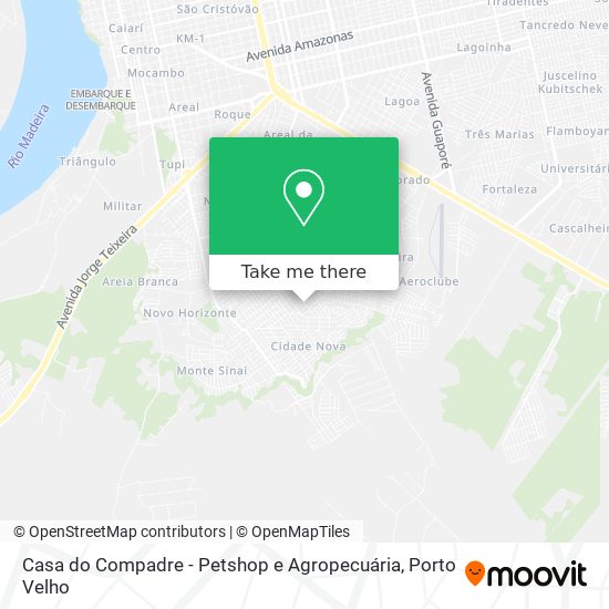 Casa do Compadre - Petshop e Agropecuária map