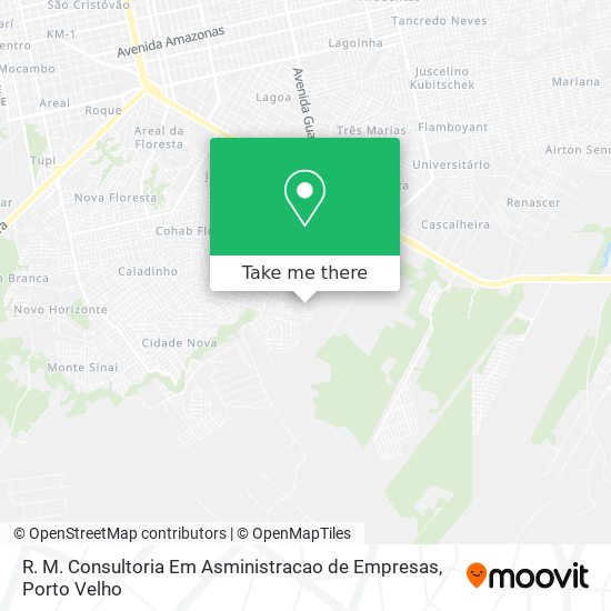 Mapa R. M. Consultoria Em Asministracao de Empresas