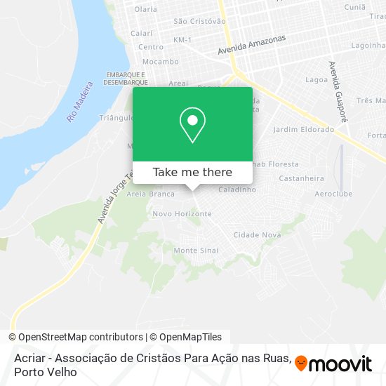 Acriar - Associação de Cristãos Para Ação nas Ruas map