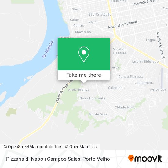 Pizzaria di Napoli Campos Sales map