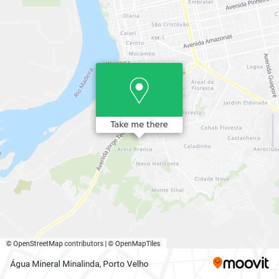 Água Mineral Minalinda map