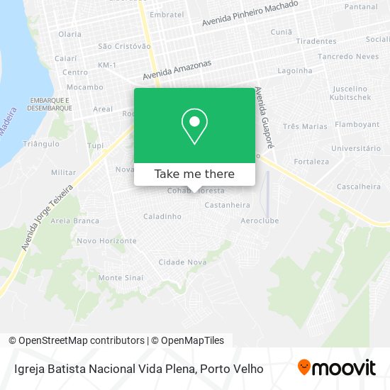 Igreja Batista Nacional Vida Plena map