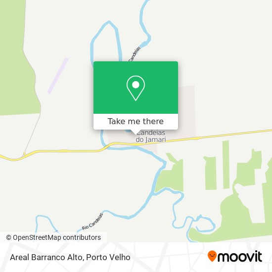 Areal Barranco Alto map