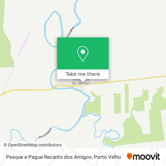 Pesque e Pague Recanto dos Amigos map
