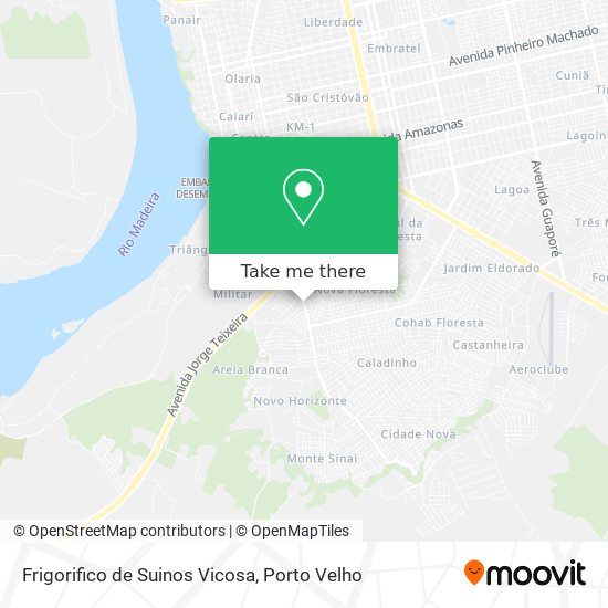 Frigorifico de Suinos Vicosa map