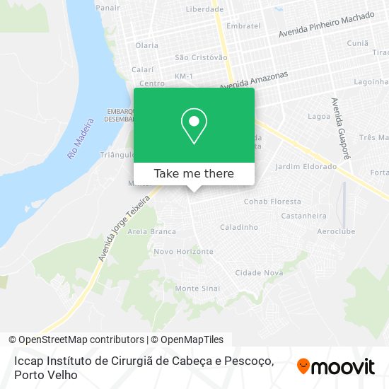 Iccap Instítuto de Cirurgiã de Cabeça e Pescoço map