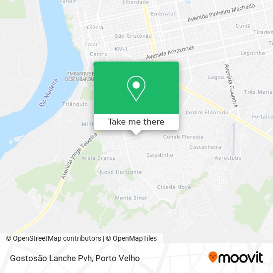 Gostosão Lanche Pvh map