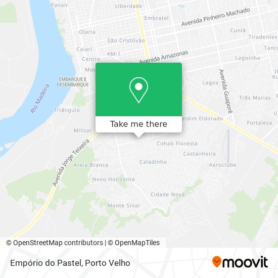 Empório do Pastel map