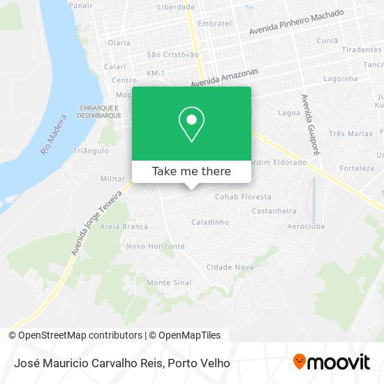 José Mauricio Carvalho Reis map