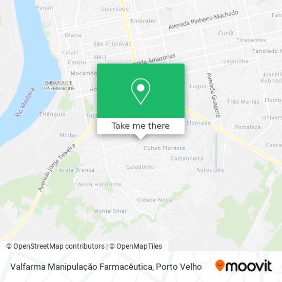 Valfarma Manipulação Farmacêutica map
