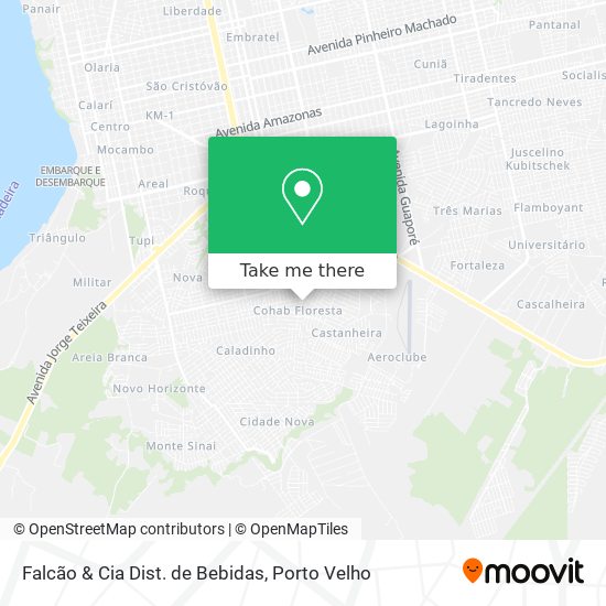 Falcão & Cia Dist. de Bebidas map